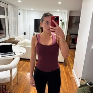 Aritzia life essential Cami (BLACK!!) not maroon